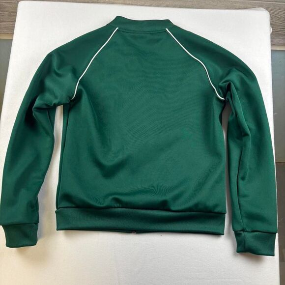 Adidas Emerald Green Track Jacket | Streetwear Athletic Zip-Up | Size Small - Picture 4 of 6